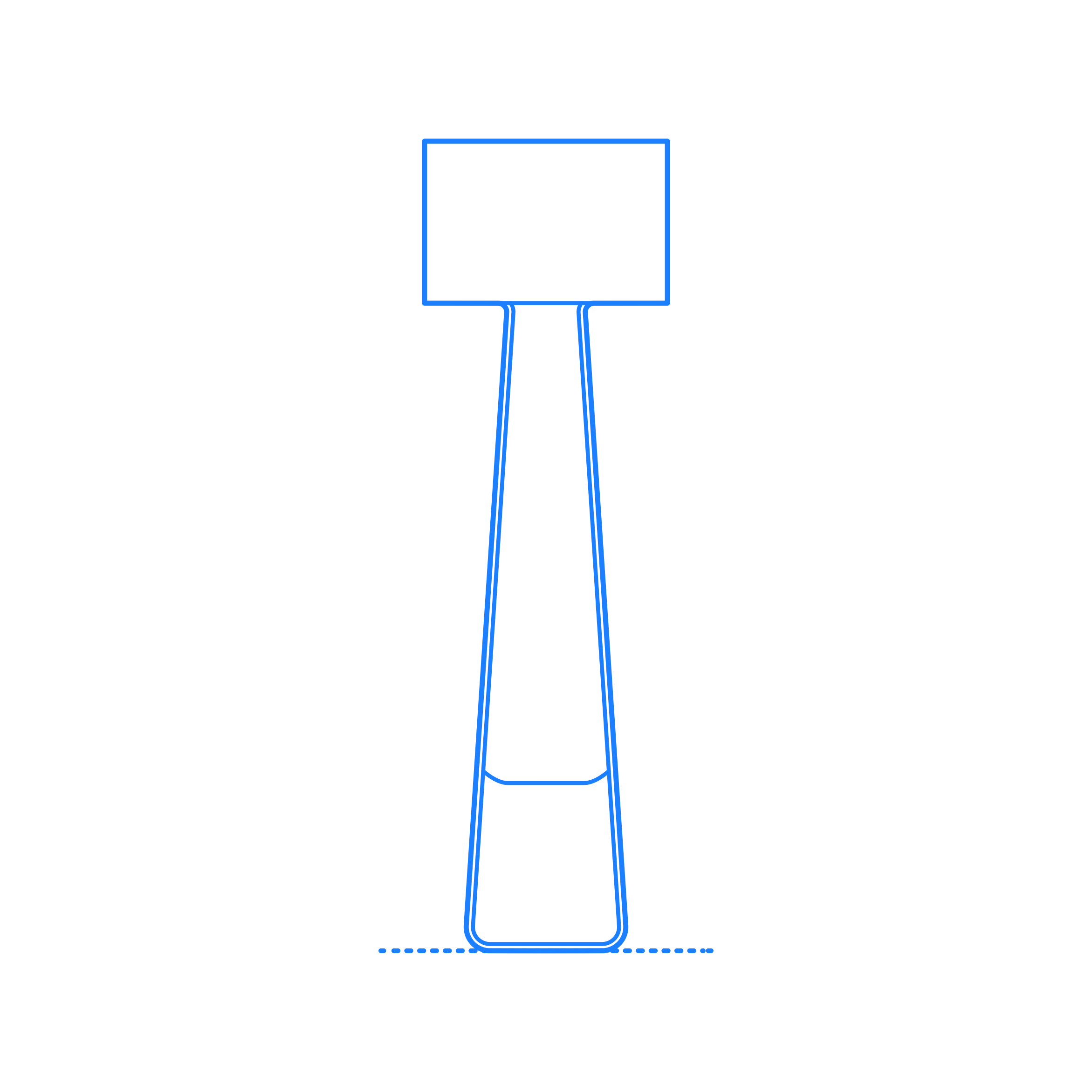Furniture Floor Lamps Tube Top Floor Lamp Sketch Style Svg Vector Free Vectors
